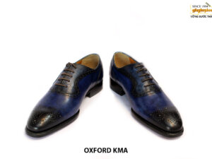 [Outlet size 40] Giày tây nam xanh dương cao cấp Oxford KHMA 003