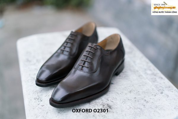 Giày da nam mũi trơn cao cấp Oxford O2301 004