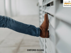 Giày tây nam da lộn Oxford Wholecut O2296 004