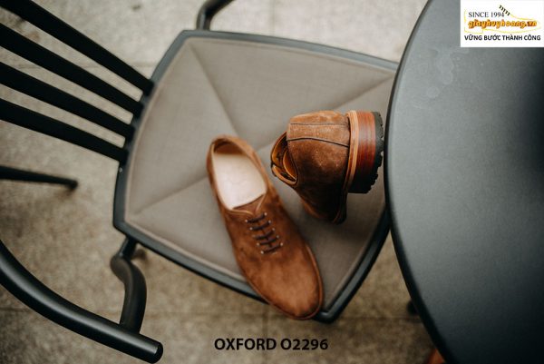 Giày tây nam da lộn Oxford Wholecut O2296 003