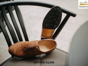 Giày tây nam da lộn Oxford Wholecut O2296 002