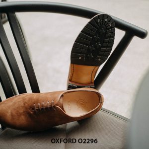 Giày tây nam da lộn Oxford Wholecut O2296 002