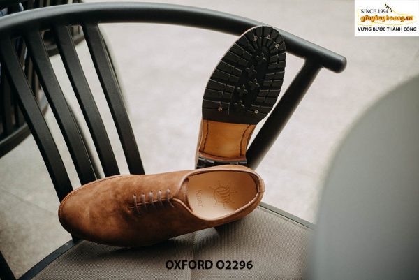 Giày tây nam da lộn Oxford Wholecut O2296 002