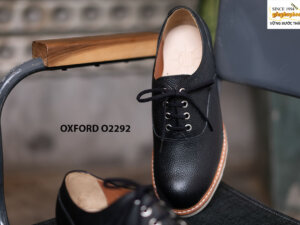 Giày da nam da hột mũi tròn Oxford O2292 003