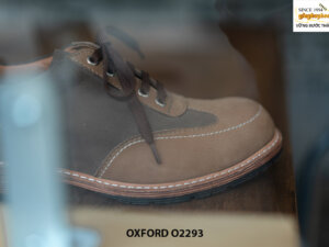 Giày da nam da lộn cao cấp Oxford O2293 004