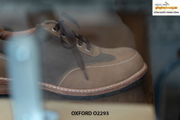 Giày da nam da lộn cao cấp Oxford O2293 004