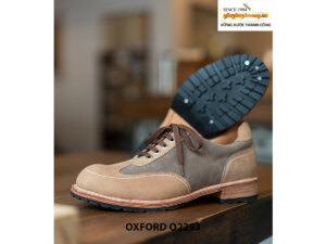 Giày da nam da lộn cao cấp Oxford O2293 003