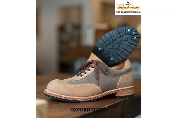 Giày da nam da lộn cao cấp Oxford O2293 003
