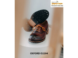 Giày da nam mũi tròn búp bê Oxford O2294 005