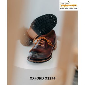 Giày da nam mũi tròn búp bê Oxford O2294 005