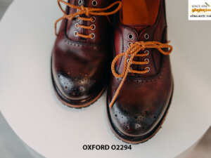 Giày da nam mũi tròn búp bê Oxford O2294 004
