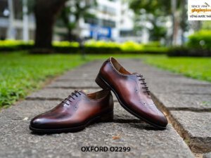 Giày da nam Whole Oxford đục lỗ O2299 005