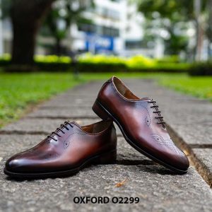 Giày da nam Whole Oxford đục lỗ O2299 005