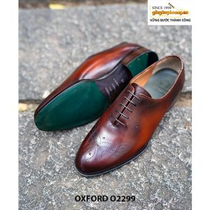 Giày da nam Whole Oxford đục lỗ O2299 004