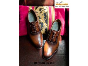 Giày da nam thủ công Oxford O2305 004