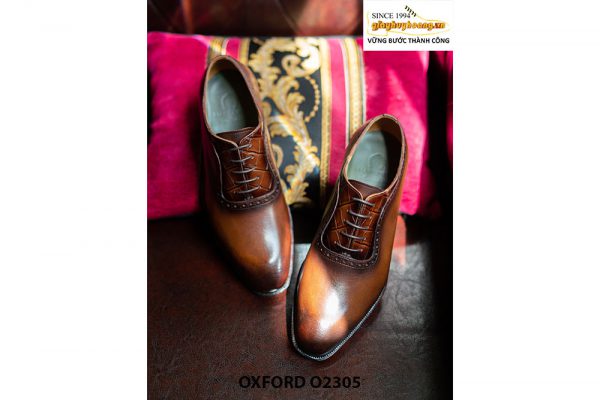 Giày da nam thủ công Oxford O2305 004