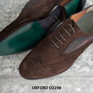 Giày tây nam cao cấp Wingtips Oxford O2298 004