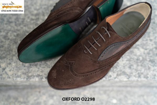 Giày tây nam cao cấp Wingtips Oxford O2298 004
