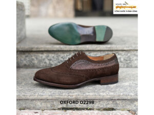 Giày tây nam cao cấp Wingtips Oxford O2298 003