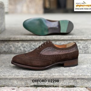 Giày tây nam cao cấp Wingtips Oxford O2298 003
