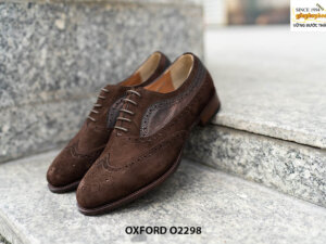Giày tây nam cao cấp Wingtips Oxford O2298 001