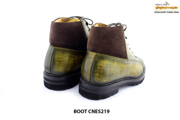 [Outlet size 41] Giày da nam Boot buộc dây CNES19 004