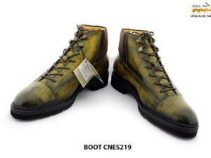 [Outlet size 41] Giày da nam Boot buộc dây CNES19 003