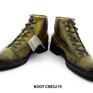 [Outlet size 41] Giày da nam Boot buộc dây CNES19 003