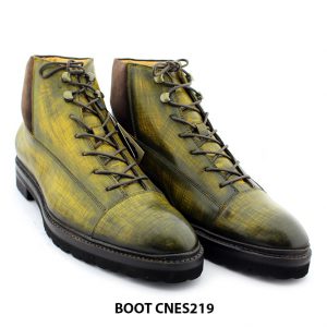 [Outlet size 41] Giày da nam Boot buộc dây CNES19 001