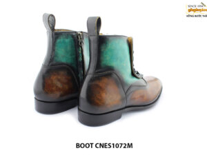 [Outlet size 44] Giày da nam Boot cổ cao CN1072M 004