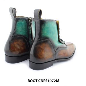 [Outlet size 44] Giày da nam Boot cổ cao CN1072M 004