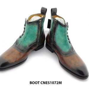 [Outlet size 44] Giày da nam Boot cổ cao CN1072M 003