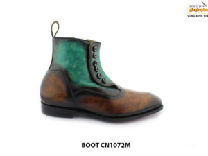 [Outlet size 44] Giày da nam Boot cổ cao CN1072M 001