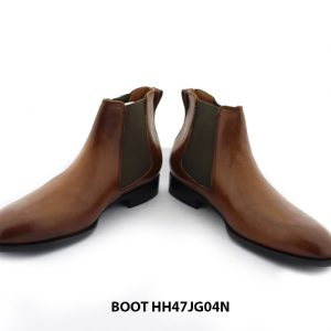 Giày da nam cổ cao Chelsea Boot HH47JG04N 003