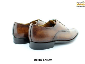 Giày da nam cổ điển mũi trơn Derby CN82M 008