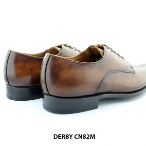 Giày da nam cổ điển mũi trơn Derby CN82M 008