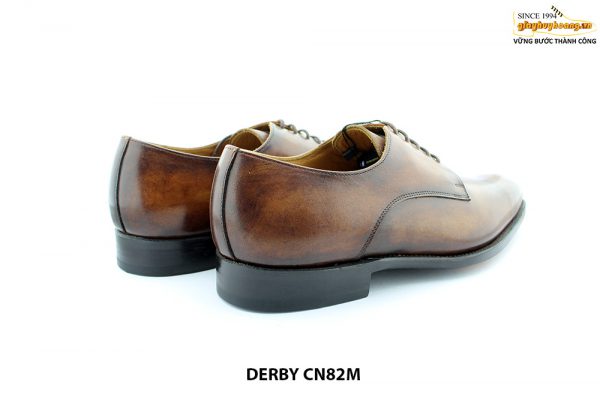 Giày da nam cổ điển mũi trơn Derby CN82M 008