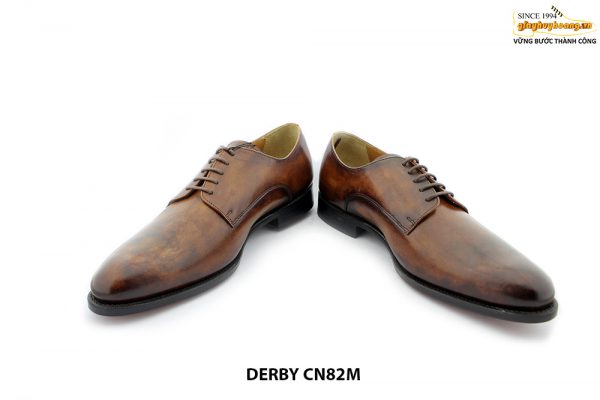 Giày da nam cổ điển mũi trơn Derby CN82M 007