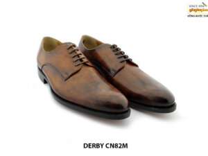 Giày da nam cổ điển mũi trơn Derby CN82M 006