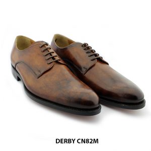 Giày da nam cổ điển mũi trơn Derby CN82M 006