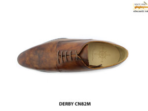 Giày da nam cổ điển mũi trơn Derby CN82M 005
