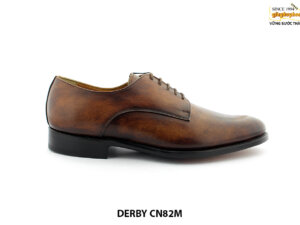 Giày da nam cổ điển mũi trơn Derby CN82M 001