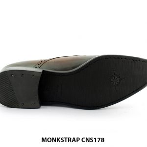 Giày da nam cao cấp Double monkstrap CNS178 008