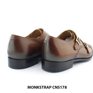 Giày da nam cao cấp Double monkstrap CNS178 007