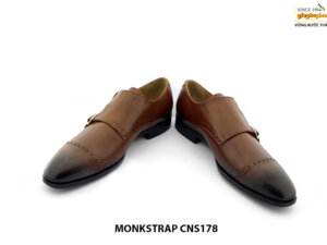 Giày da nam cao cấp Double monkstrap CNS178 006