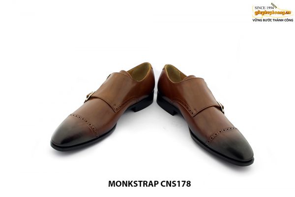 Giày da nam cao cấp Double monkstrap CNS178 006
