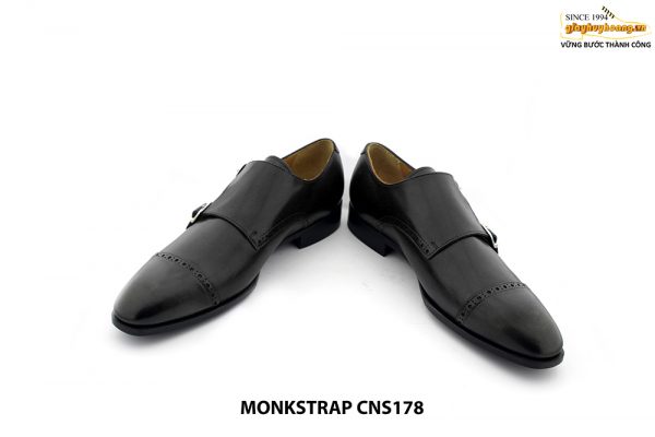 Giày da nam cao cấp Double monkstrap CNS178 005