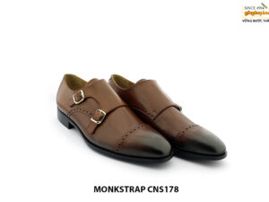 Giày da nam cao cấp Double monkstrap CNS178 004