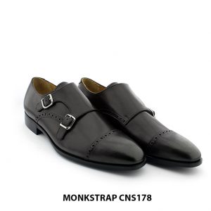 Giày da nam cao cấp Double monkstrap CNS178 003
