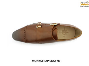 Giày da nam cao cấp Double monkstrap CNS178 002
